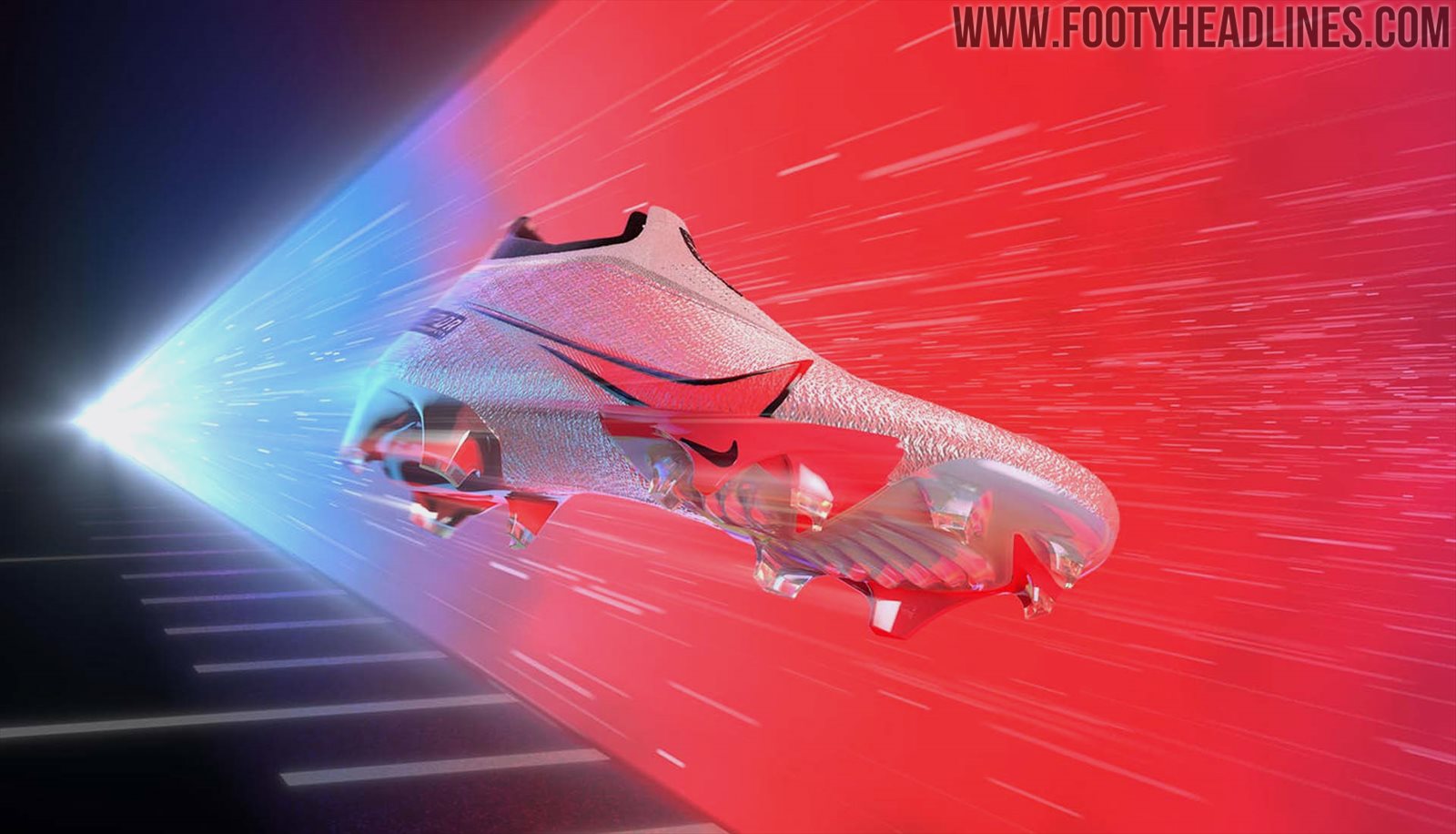 Crimson top football cleats